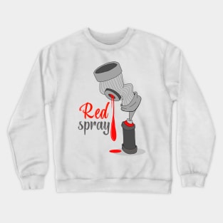 Cans red spray Crewneck Sweatshirt